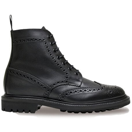 Sanders Kelso in Black Grain Leather - Bradshaw & Lloyd